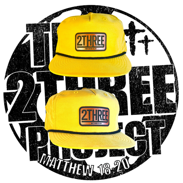 2Three Hat — Matthew 18:20 Biscuit w/ Black