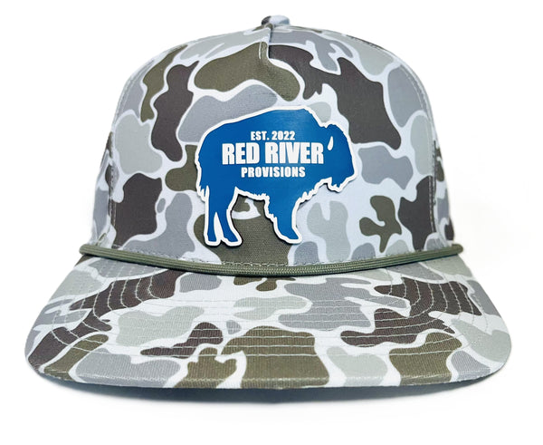 Red River Camo Bison Rope Hat